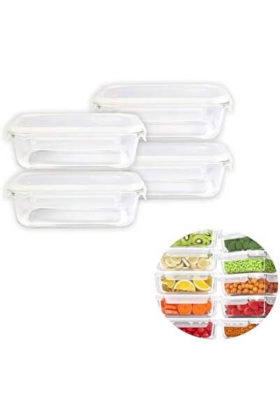 Generic PESCADOR Glass Meal Prep Containers - Glass Food Storage Containers with Lids, Glass Lunch Box, Gla