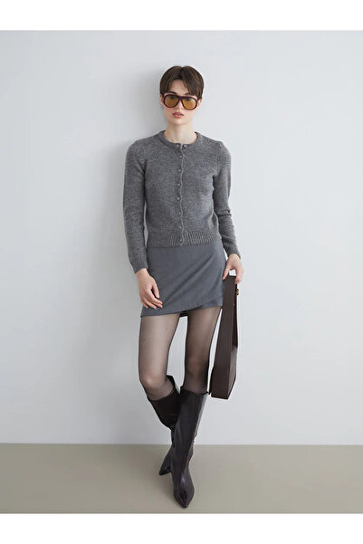 LC Waikiki Crew Neck Women's Knitwear Cardigan