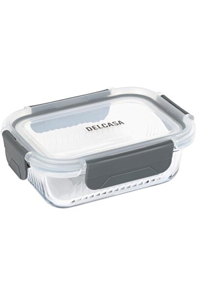 Generic Delcasa DC3240 Rectangle Airtight Container with Lid, 3700 ml Capacity, Transparent