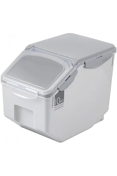 Generic ORCHID M® Large 10KG Food Containers, Rice Bucket, Food Storage Bins with Lids Scooper, Airtight Ki