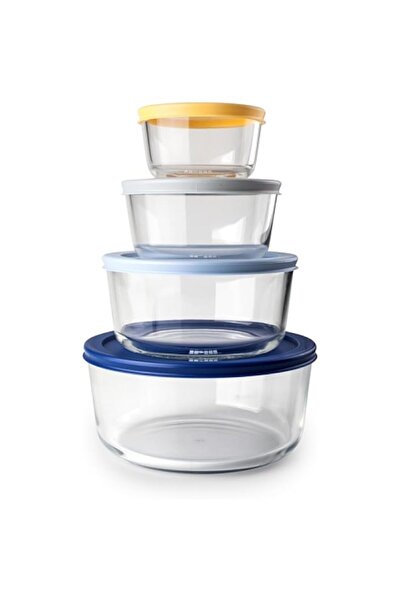 Generic IBILI SET 4 ROUND FOOD CONTAINERS ECO