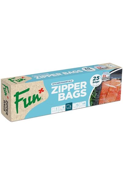 Generic Zipper Bags 27x28cm, Clear, Large - Leak-Proof & Airtight Seal Food &...