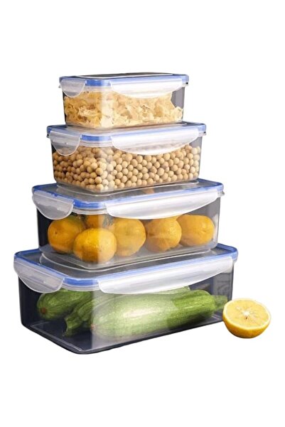 Generic Container For Kitchen,Food Storage,Plastic Container,4-Piece Reusable...