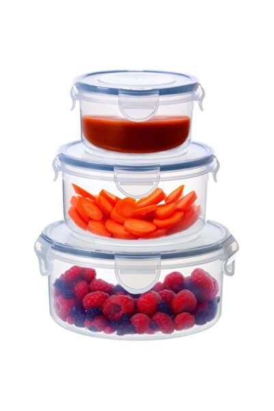 Generic Westinghouse Round Food Storage Box Set | 3 Sizes: 0.4L, 0.8L, 1.5L | BPA-Free | Airtight & Leak-Pr
