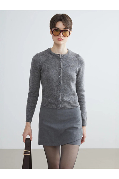 LC Waikiki Crew Neck Women's Knitwear Cardigan