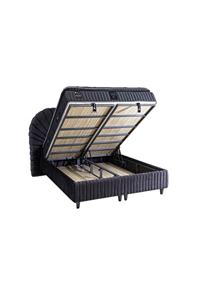 Mobilya Dükkanım Madalyon 160x200 Çift Kişilik Baza PV1113