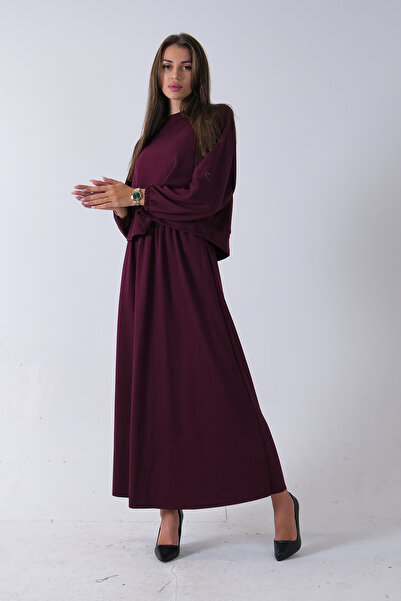 Feminist Önü Yarasakol Etekli Takım Mürdüm 31040702