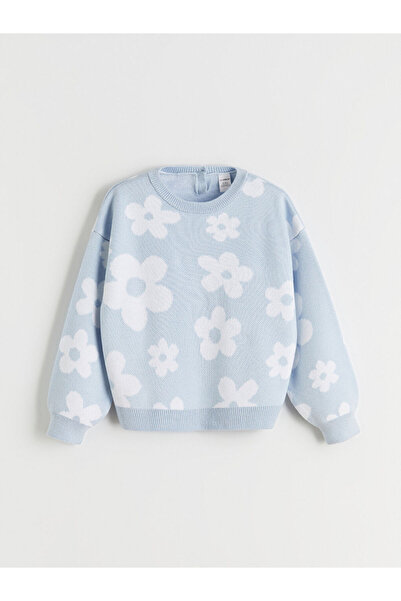 LC Waikiki I Flower Embroidered Girls' Knitwear Sweater from Freezen Store