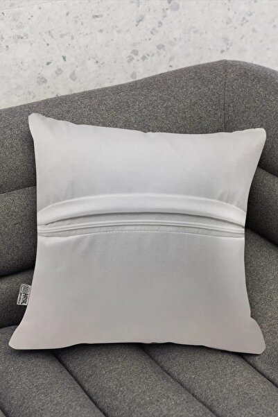 Pillow Dream Punch Nakış 3D Desenli Dijital Baskılı Etnik Temalı Rengarenk Dijital Baskılı Kırlent Kılıfı