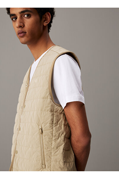 Calvin Klein Jeans Yeşil Erkek Yelek J30J327263HI0 LW QUILTED LINER VEST