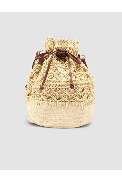 Cabani Straw Cream Women's Bag