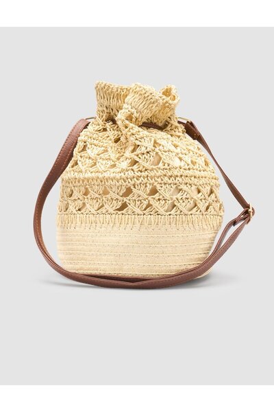 Cabani Straw Cream Women's Bag