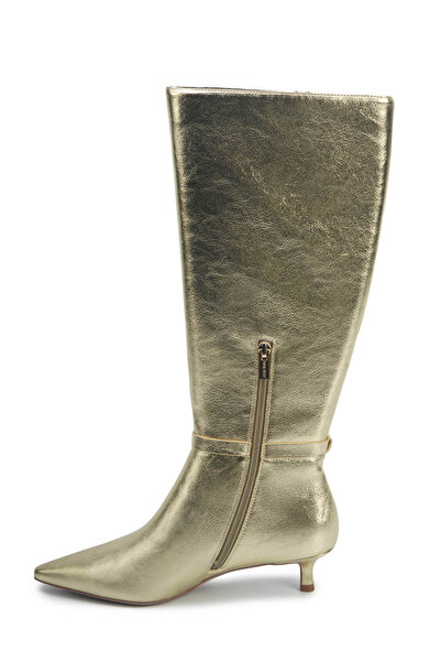Nine West Shonda 5Pr Gold Women's Heeled Boots