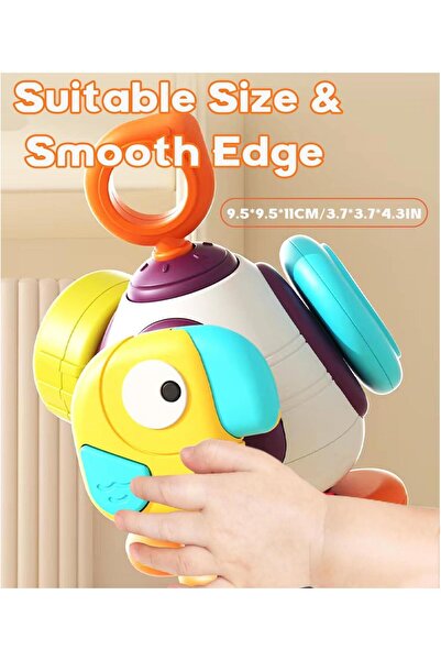 COOYA Toddler Busy Cube Travel Toy,Baby Sensory Toy Activity Busy Board Fidget Cube,for Toddler 2-3 Year