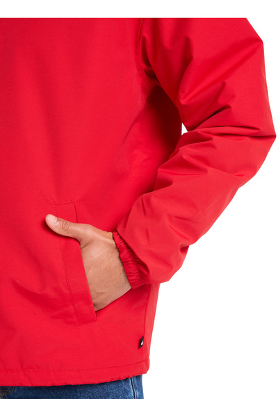 Quiksilver Eqyjk04186-Rain Cloud 3K Jacket Red Plain Men's Jacket