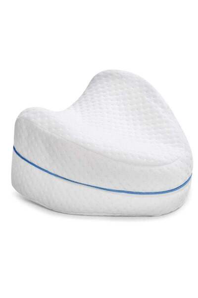 COOYA Leg & Knee Foam Support Pillow - Soothing Pain Relief for Sciatica, Back, Hips, Knees, Joints