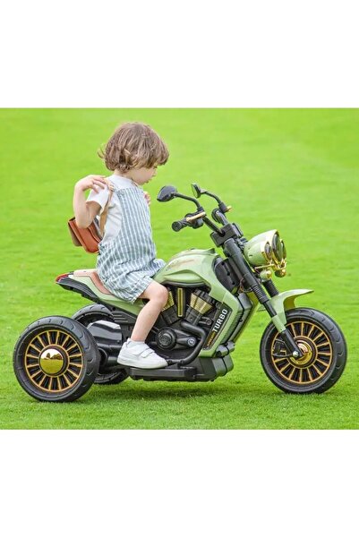 Flippy Electric Motorcycle with Battery, Remote Control, Bluetooth, Anti-Tip, Lights & Sound, 1-8 yr