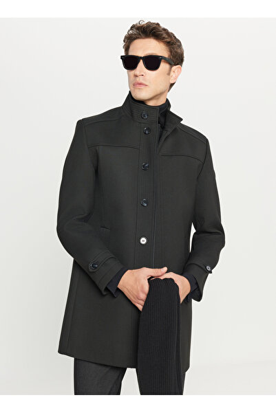 ALTINYILDIZ CLASSICS Siyah Erkek Kaban ACE007261085_SYH