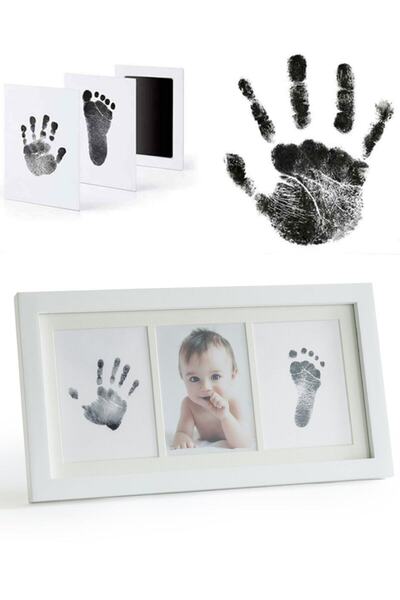 Yu Su Tools Kimyasal Içermeyen Sağlıklı Bebek El-ayak Hatıra Baskı Kiti Evcil Hayvan Pati Hatıra Fotoğraf Kiti