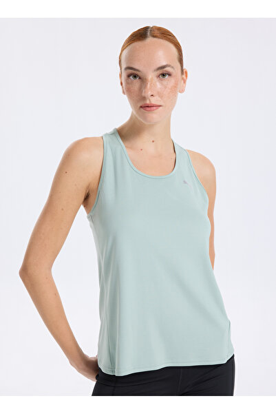 Puma 68951322 TRAINING Tank Green Fog Yeşil Regular Fit Düz Kadın Atlet