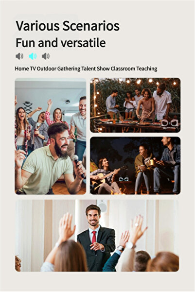 Generic Owl-Shaped Wireless Bluetooth Speaker with Dual Mic Karaoke & LED Light Show - Black