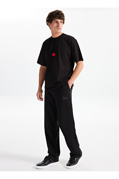 HUGO Relaxed Siyah Erkek Eşofman Altı 50546683_Delastpan