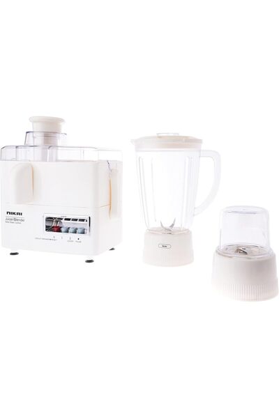Nikai 4-in-1 Multi-Function Food Processor, 300W - NFP1724NK, White