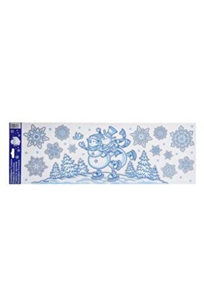 SHOPIENS Χριστουγεννιάτικα Διακοσμητικά Αυτοκόλλητα Χιονάνθρωποι Δέντρα Νιφάδ...