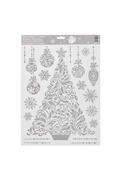 SHOPIENS Χριστουγεννιάτικα Διακοσμητικά Αυτοκόλλητα - Δέντρο, Μπάλες, Νιφάδες...