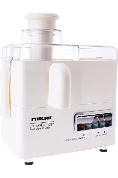 Nikai 4-in-1 Multi-Function Food Processor, 300W - NFP1724NK, White