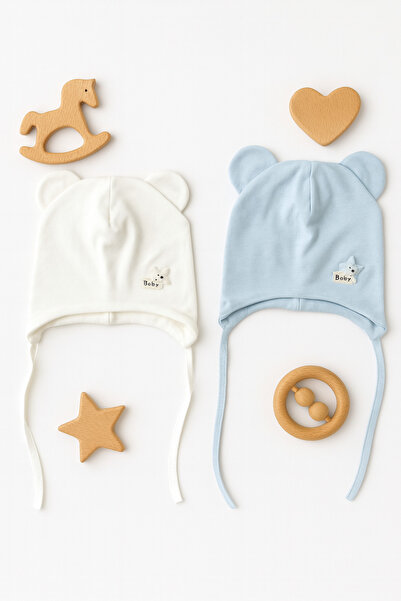 greenmoss 100% cotton twin baby beanie