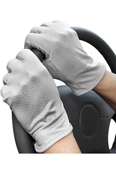 Arabest Men's Summer UV Protection Gloves,Non-Slip,Touchscreen,Breathable Cotton
