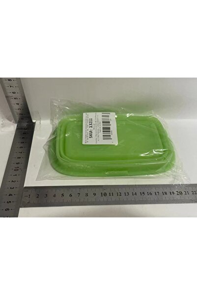 Flippy Silicone Container Flippy, Foldable, 1L, 18.8 x 8 x 11.5 cm, Extreme Temperature Resistant, Green