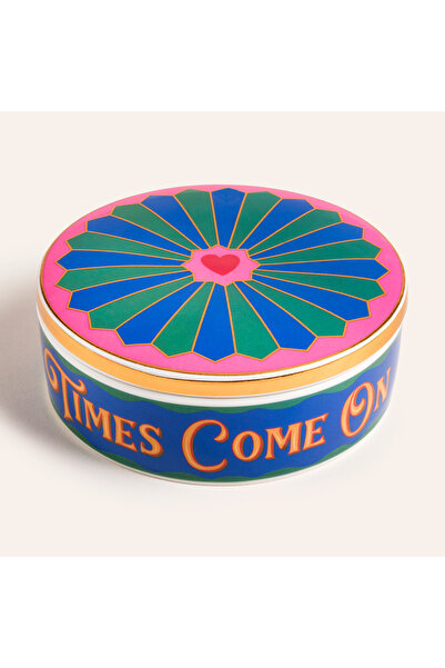 Zsa Zsa Zsu Shekou Porselen Dekoratif Obje 12x12x4 Cm Renkli