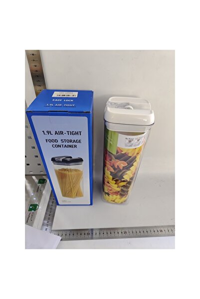 Flippy Food Storage Container with Lid, Airtight, 30.5 x 10 x 10 cm, 1.9 L, Transparent