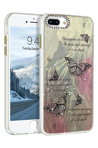 NewFace Nrtmsa iPhone 7 Plus Case Blade Mirrored Pattern Cover - (75027) Patt...