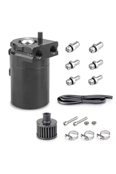 fun zone Generic Universal Oil Catch Can With Air Filter