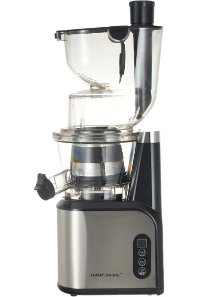 ALSAIF 200W Electric Citrus Juicer, Black, Stainless Steel, E06027