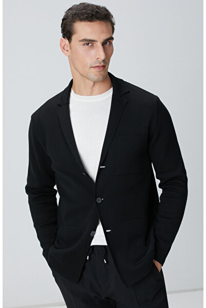 Network Siyah Triko Ceket
