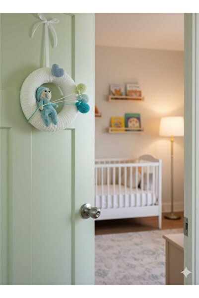 Bilge AMİGURUMİ Örgü Bebek Kapı Süsü