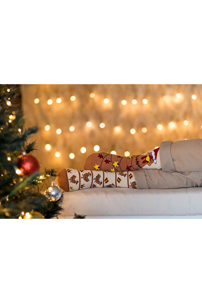 Pirin Hill Arty Socks Cotton Christmas Socks with Ecru Hen