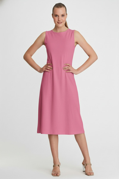 ESPİNA Uzun Kolsuz Elbise Astarı %100 Pamuk Içlik Jüpon Kombinezon