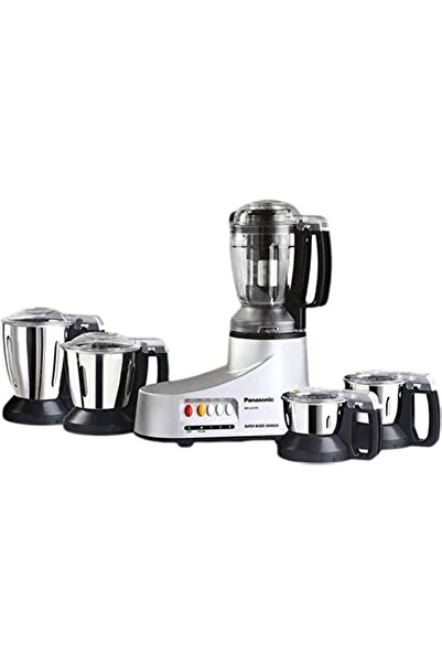 PANASONIC 1000-Watts MX-AC555 Super Mixer Grinder, 220V, 5 Jars, Black/Silver