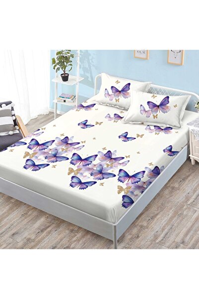 Casa de Vis Bed sheet with elastic + 2 pillowcases, 180/200, Casa de Vis, HG-279