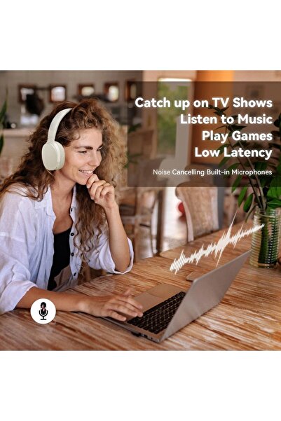 ShebSheb Wireless On Ear Bluetooth Headphones Foldable Over Ear Headset with Noise Cancelling Microphone