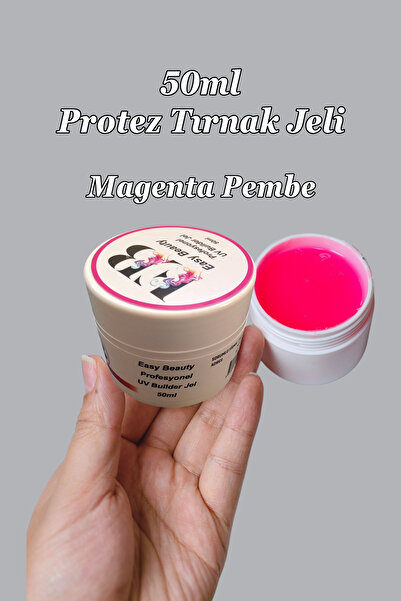 Easy Beauty 50ml Protez Tırnak Jeli Builder Gel - Mükemmel French ve Açık Ren...