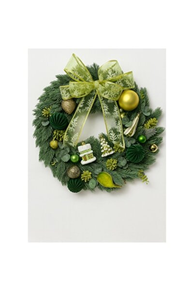 OEM Coroniță de Crăciun 45-50 cm, Brad artificial realist, lucrată manual, co...