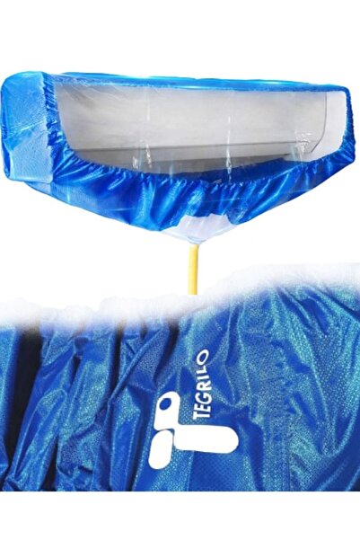 TEGRILO Air Conditioner Cleaning Cover Dust Washing Bag for Large 2P-3P Wall-Mounted AC with Hose an