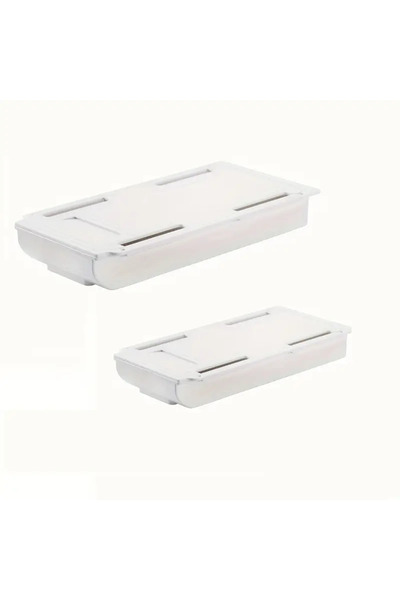 Barbarosshop Masa Altı Çekmecesi Gizli Çekmece Makyaj Rafı İki Adet
