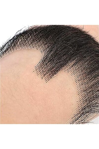 Generic Hand-Tied Black Human Hair Goatee: Realistic,Invisible Lace Mustache for Drama,Party,Movie